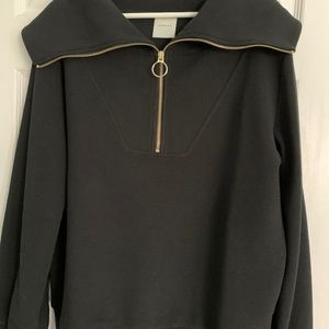 Varley Vine Half-Zip Pullover Medium Black